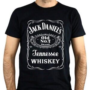 Jack Daniels Logo T-Shirt, Classic Jack Daniels Unisex Graphic Tee 102